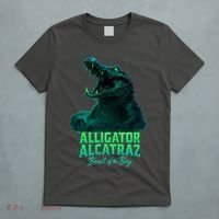 Alligator Alcatraz Beast Of The Bay T-Shirt thumb 5
