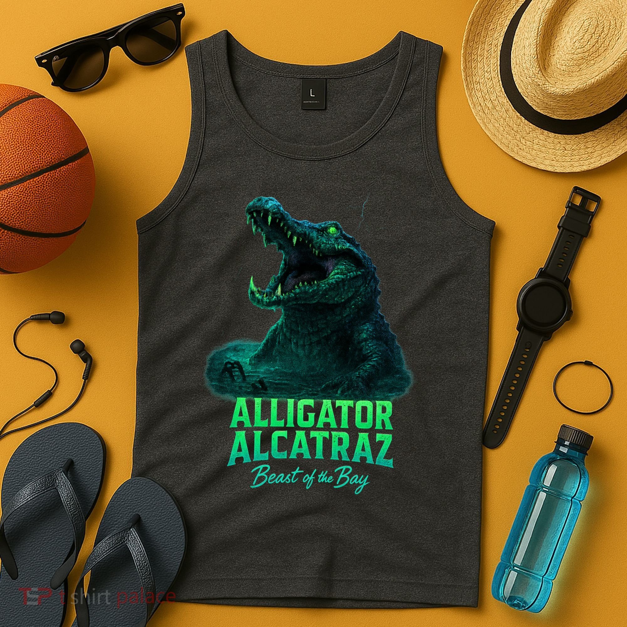 Alligator Alcatraz Beast Of The Bay Tank Top