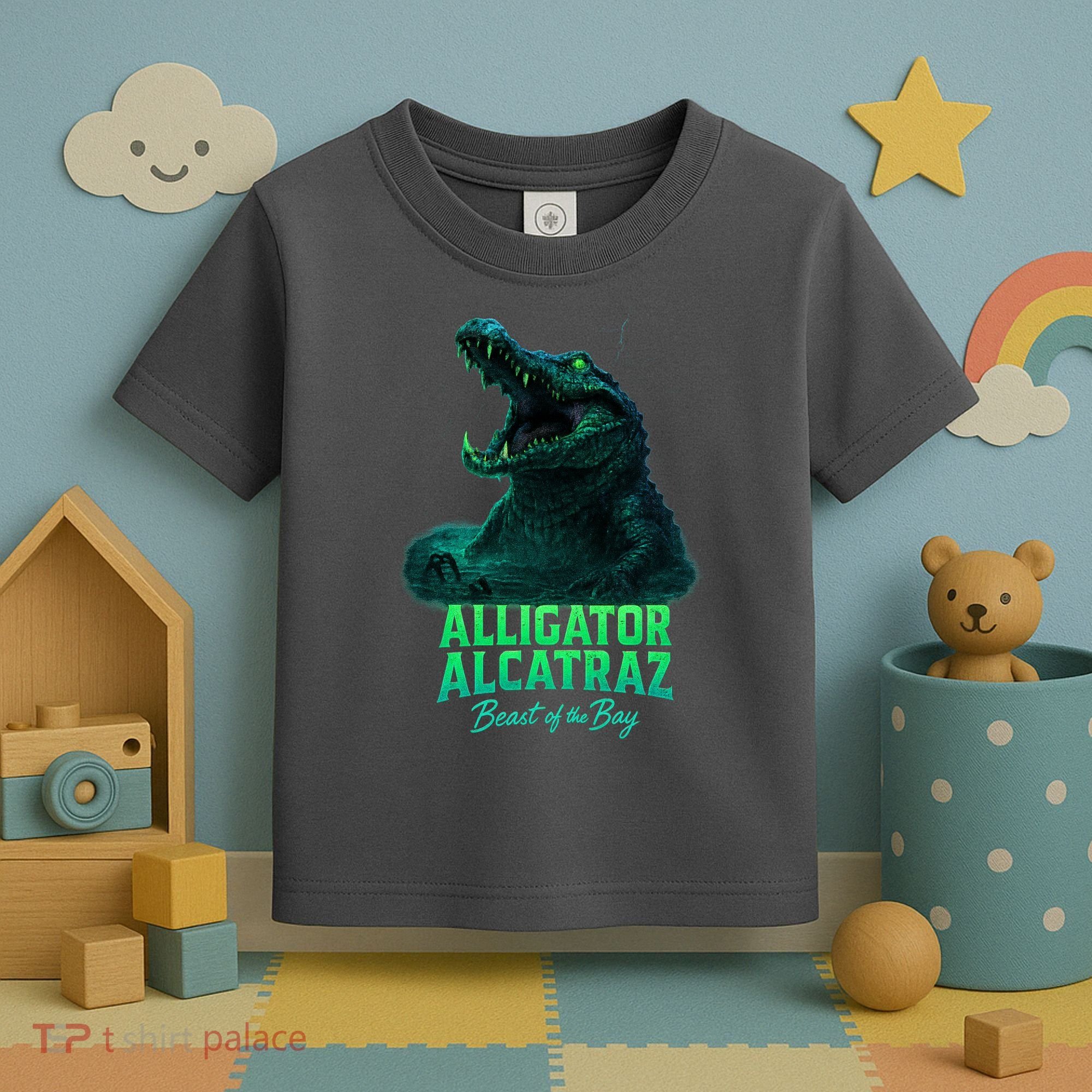 Alligator Alcatraz Beast Of The Bay Toddler T-Shirt