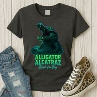 Alligator Alcatraz Beast Of The Bay Women's T-Shirt thumb 3