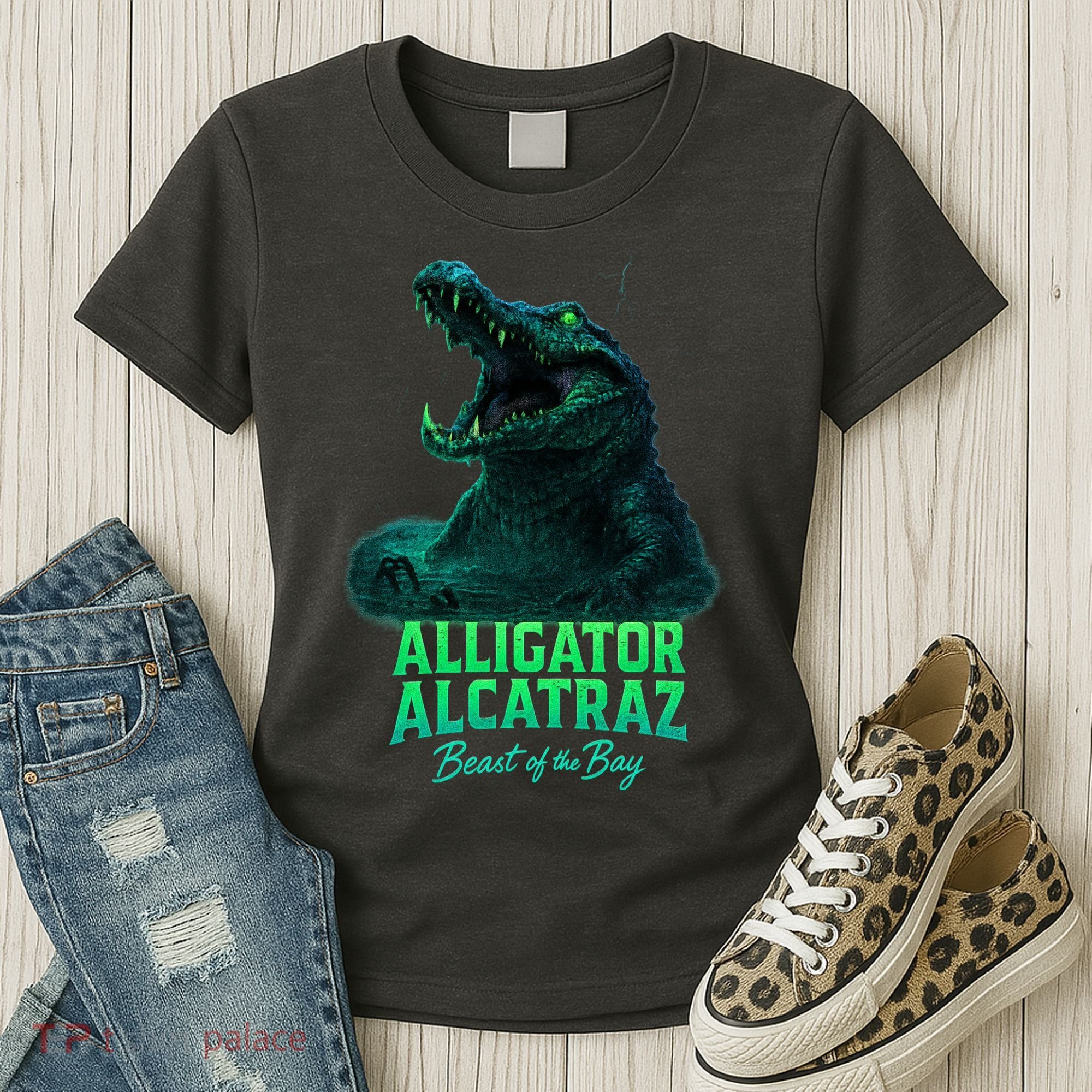 Alligator Alcatraz Beast Of The Bay Women's T-Shirt