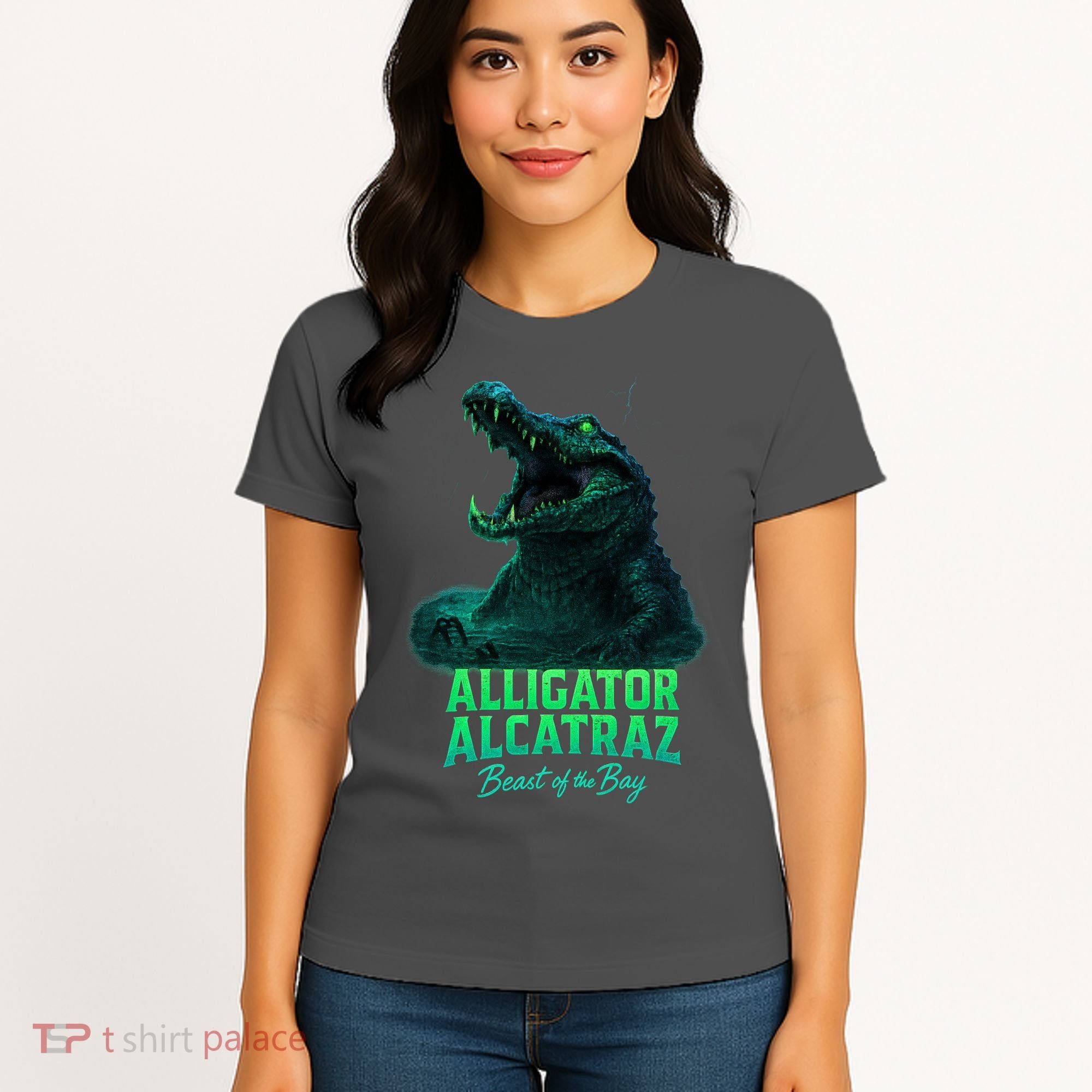 Alligator Alcatraz Beast Of The Bay Women's T-Shirt