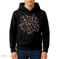 Armenian Alphabet Birds Armenia Symbols Kids Hoodie thumb 4