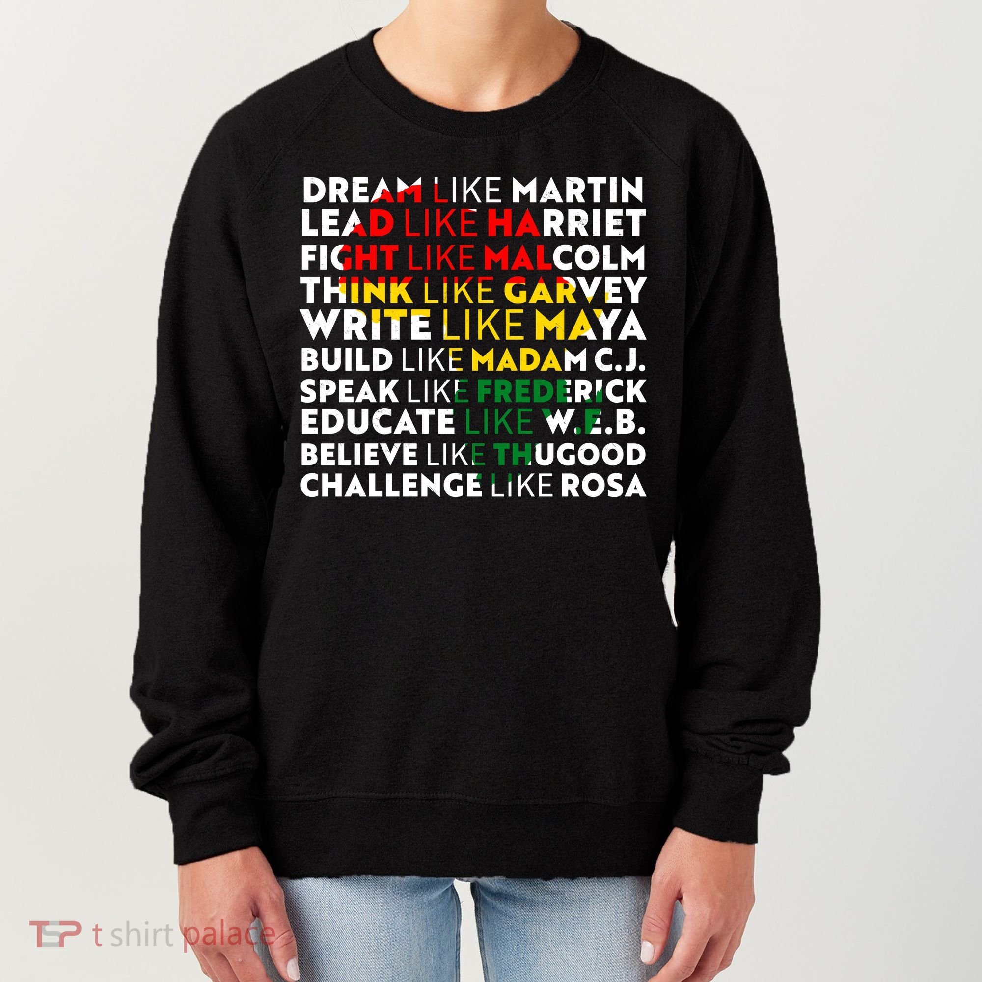 African American Black History Historical Figures Women's Sweatshirt