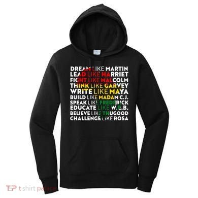African American Black History Historical Figures Women's Hoodie