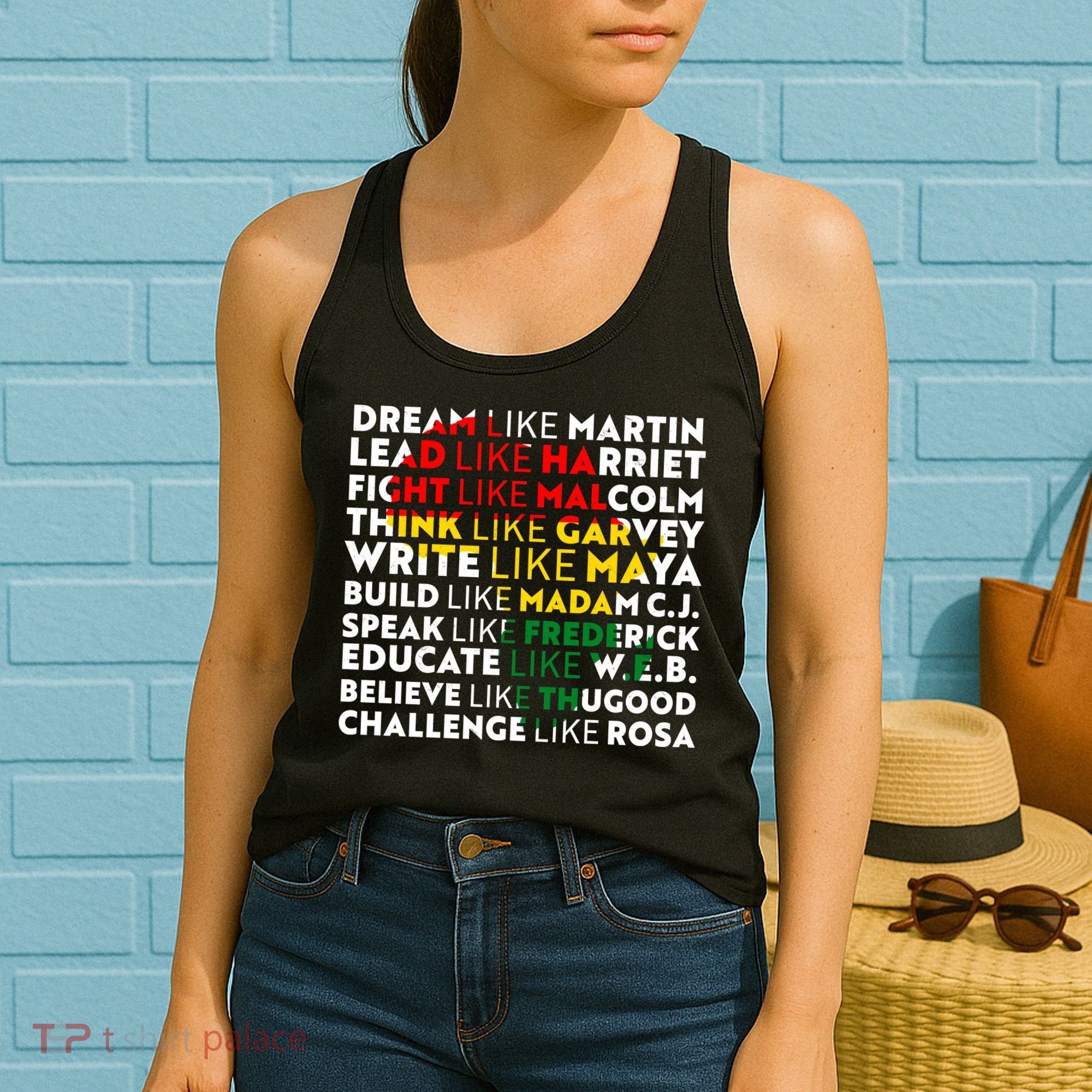 African American Black History Historical Figures Women's Tank Top