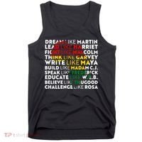 African American Black History Historical Figures Tank Top thumb 0
