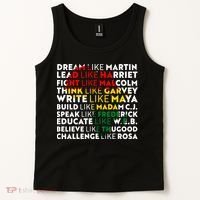 African American Black History Historical Figures Tank Top thumb 2