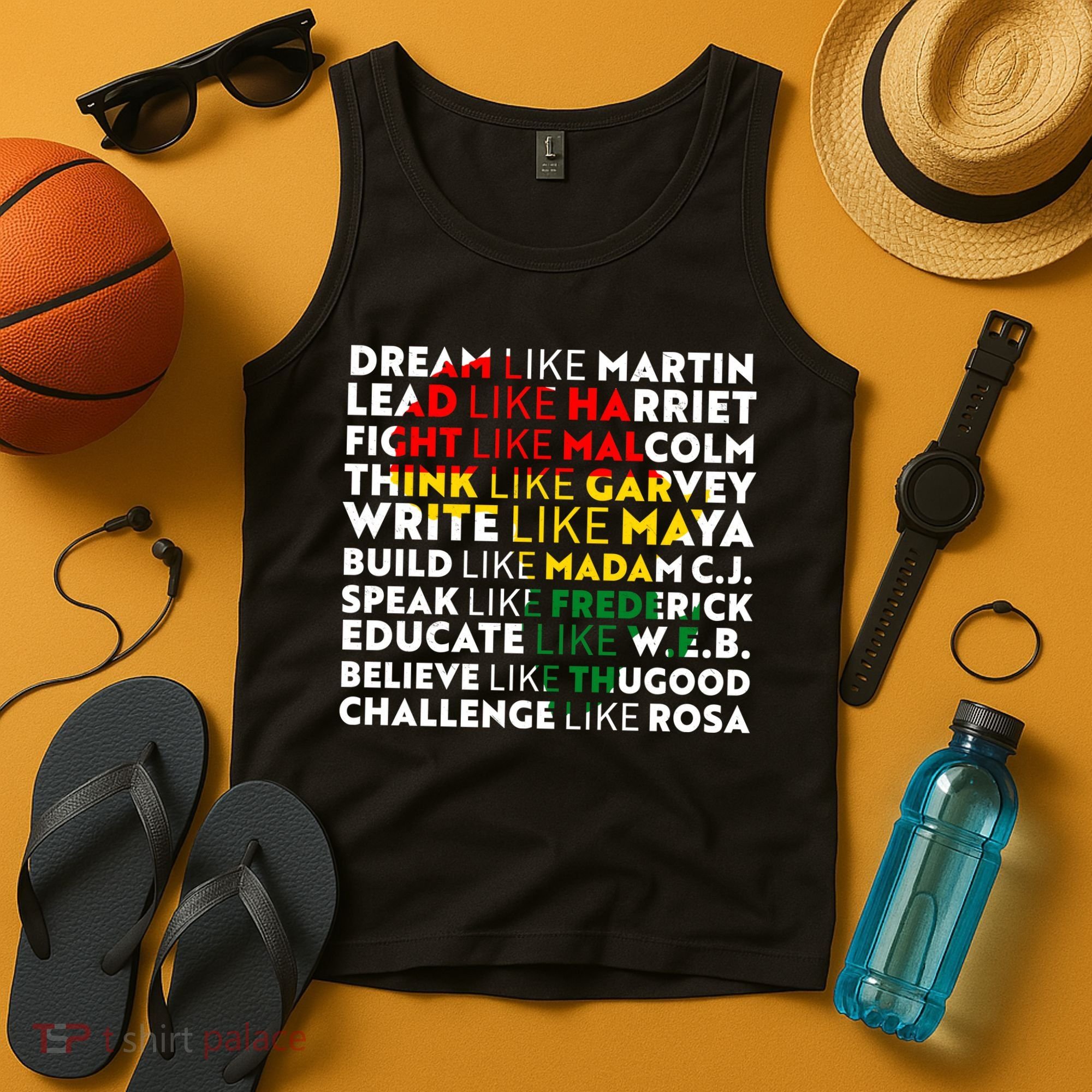 African American Black History Historical Figures Tank Top