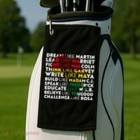 African American Black History Historical Figures Golf Towel thumb 2