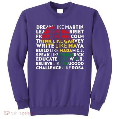 African American Black History Historical Figures Sweatshirt