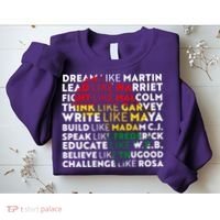 African American Black History Historical Figures Sweatshirt thumb 2