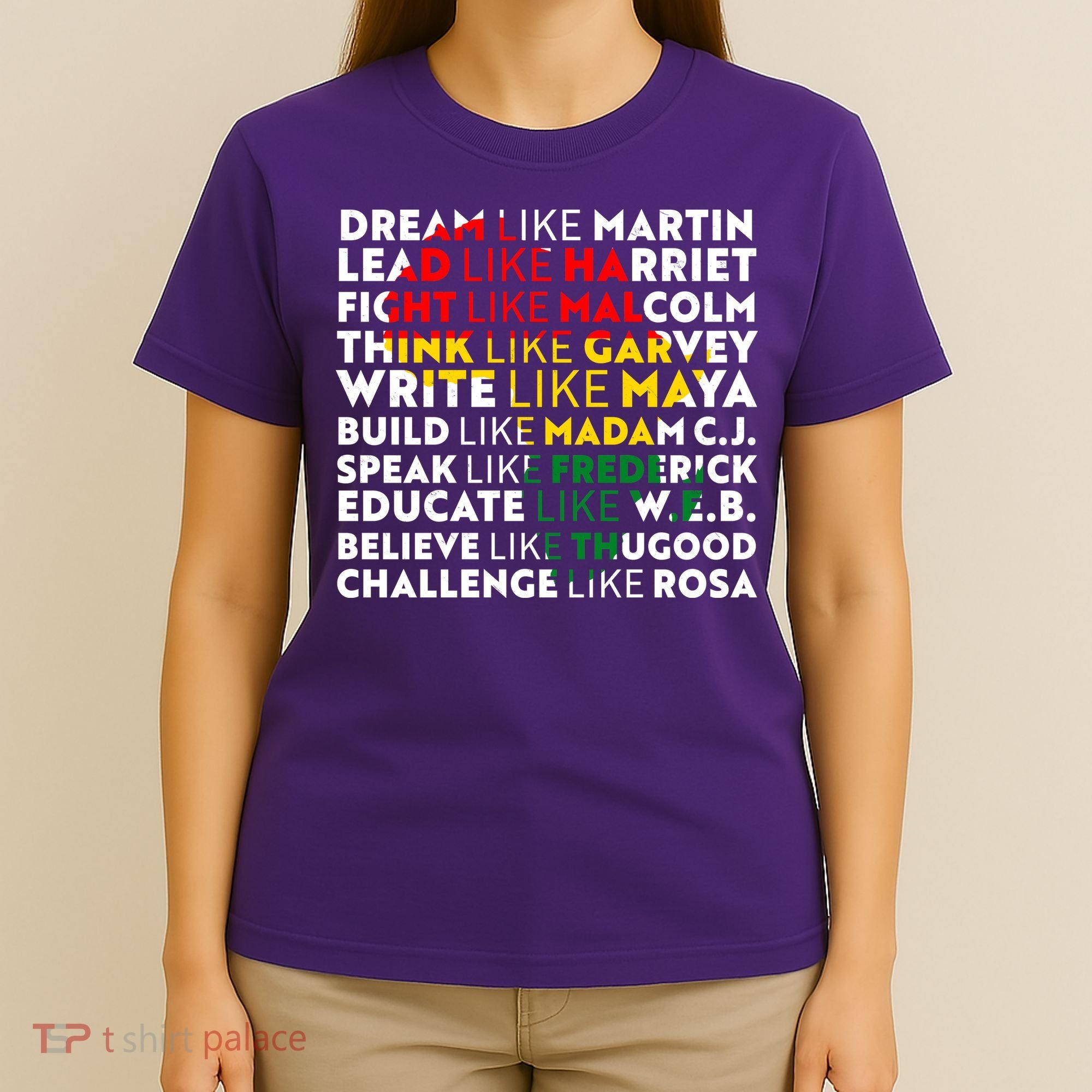 African American Black History Historical Figures T-Shirt