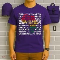 African American Black History Historical Figures T-Shirt thumb 6