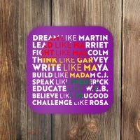 African American Black History Historical Figures Coaster thumb 0