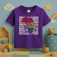 African American Black History Historical Figures Toddler T-Shirt thumb 3