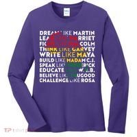 African American Black History Historical Figures Women's Long Sleeve Shirt thumb 0
