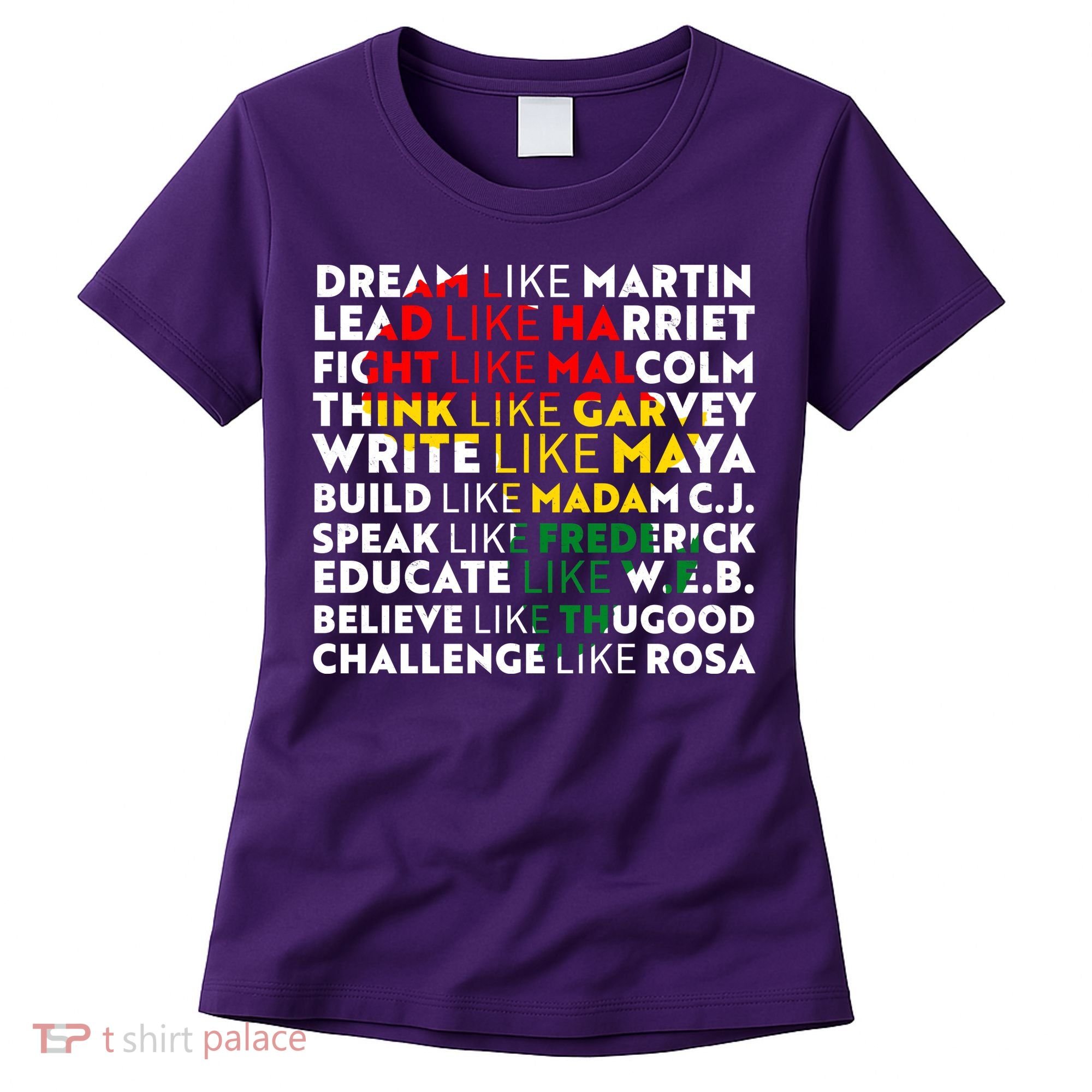 African American Black History Historical Figures Women's T-Shirt