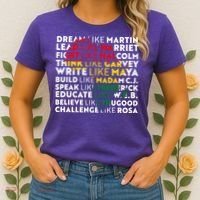 African American Black History Historical Figures Women's T-Shirt thumb 2