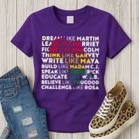 African American Black History Historical Figures Women's T-Shirt thumb 3