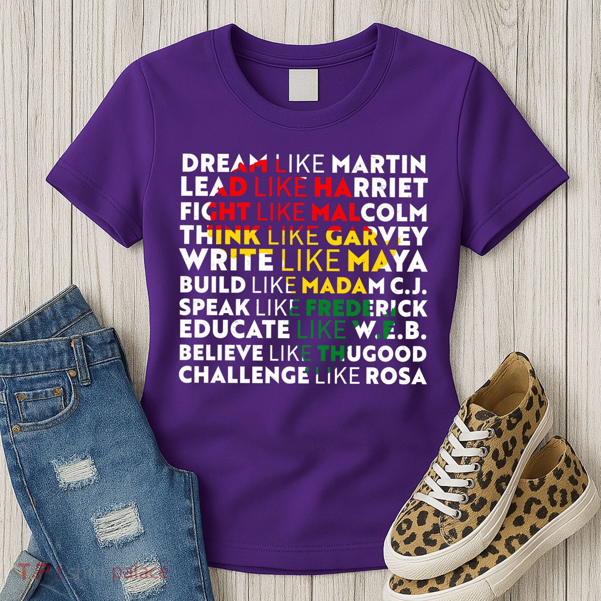 African American Black History Historical Figures Women's T-Shirt