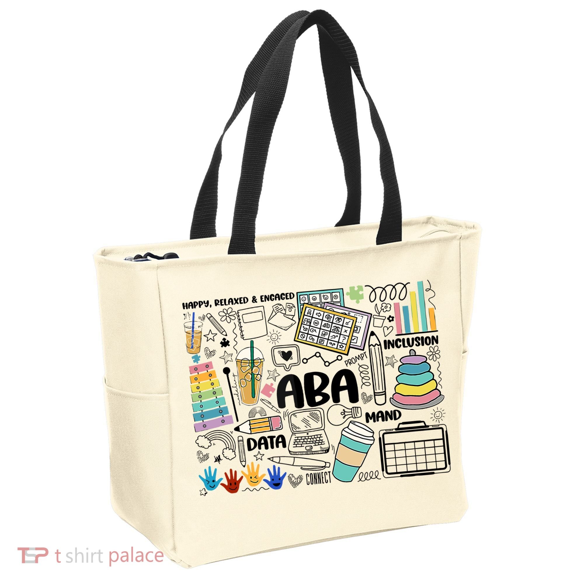 Aba Applied Behavior Analysis Bcba Behavior Analyst Autism Tote Bag