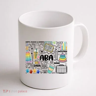 Aba Applied Behavior Analysis Bcba Behavior Analyst Autism Coffee Mug back