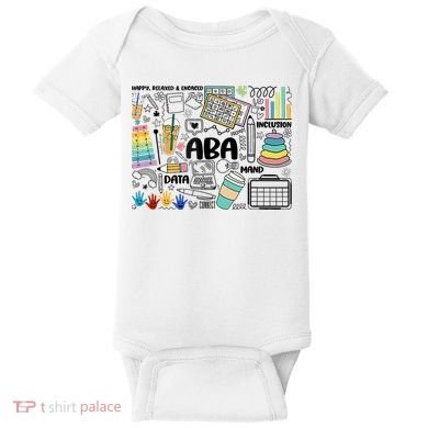 Aba Applied Behavior Analysis Bcba Behavior Analyst Autism Baby Bodysuit