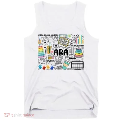 Aba Applied Behavior Analysis Bcba Behavior Analyst Autism Tank Top