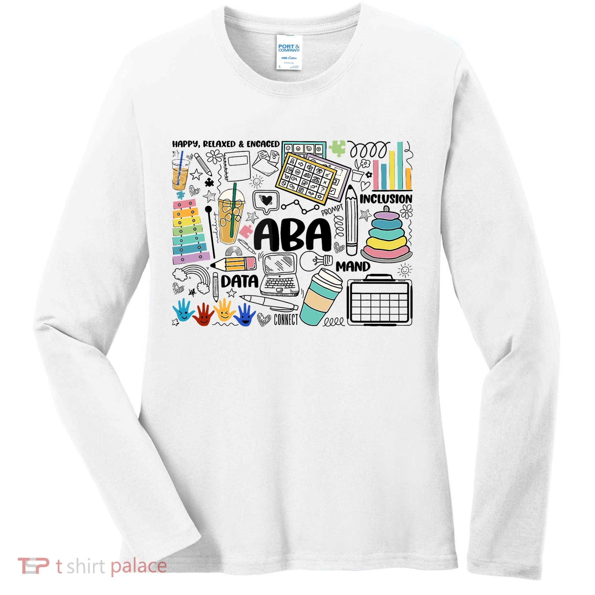 Aba Applied Behavior Analysis Bcba Behavior Analyst Autism Women's Long Sleeve Shirt