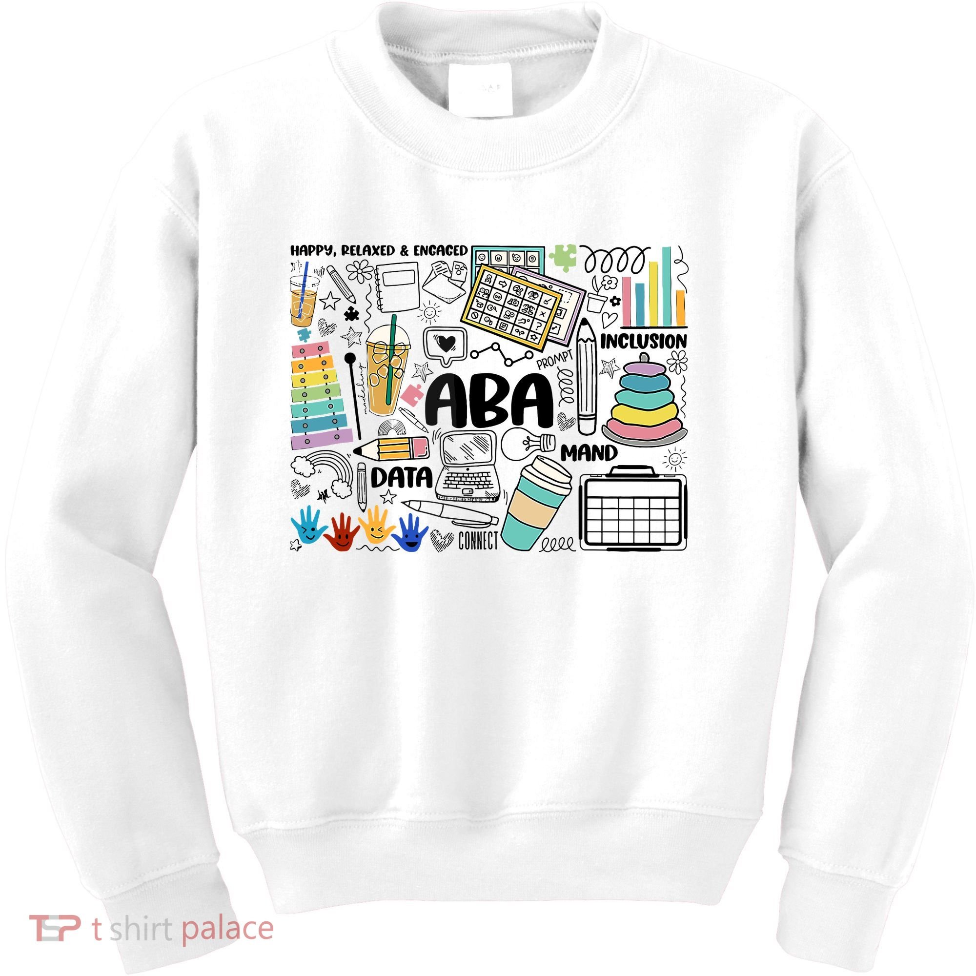 Aba Applied Behavior Analysis Bcba Behavior Analyst Autism Kids Sweatshirt