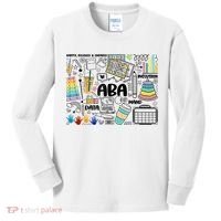 Aba Applied Behavior Analysis Bcba Behavior Analyst Autism Kids Long Sleeve Shirt thumb 0