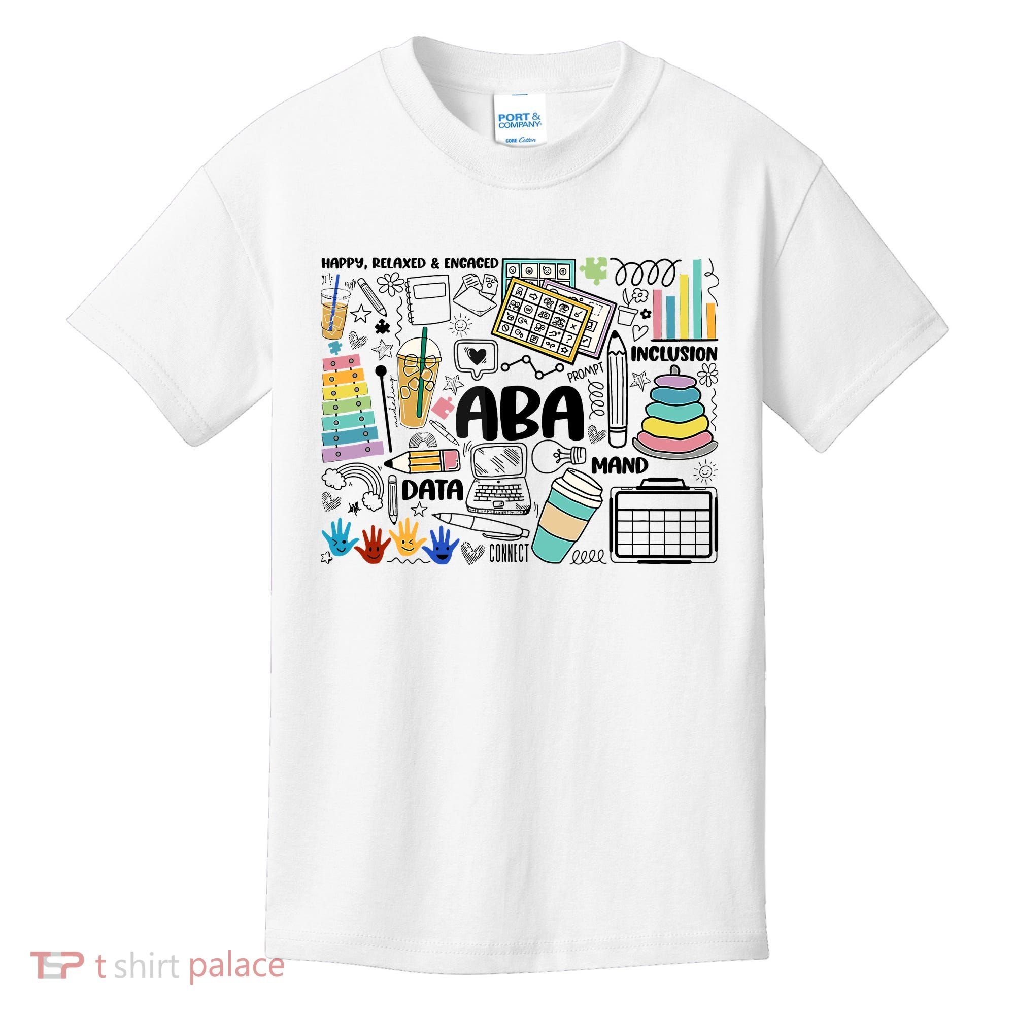 Aba Applied Behavior Analysis Bcba Behavior Analyst Autism Kids T-Shirt