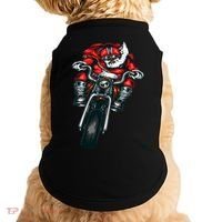 African American Black Biker Santa Claus Christmas Gift Doggie Tank thumb 0