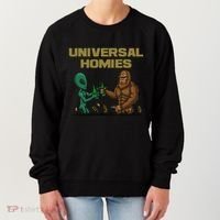 Aliens and bigfoot are homies Women's Sweatshirt thumb 0