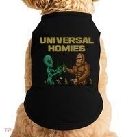Aliens and bigfoot are homies Doggie Tank thumb 0