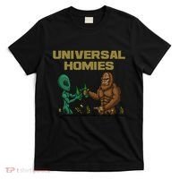 Aliens and bigfoot are homies T-Shirt thumb 0