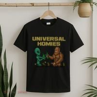Aliens and bigfoot are homies T-Shirt thumb 2