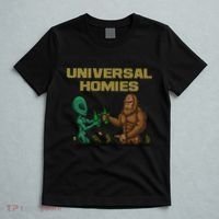 Aliens and bigfoot are homies T-Shirt thumb 5
