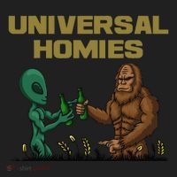 Aliens and bigfoot are homies Hat thumb 2