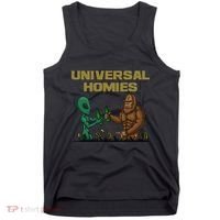 Aliens and bigfoot are homies Tank Top thumb 0