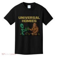 Aliens and bigfoot are homies Kids T-Shirt thumb 0