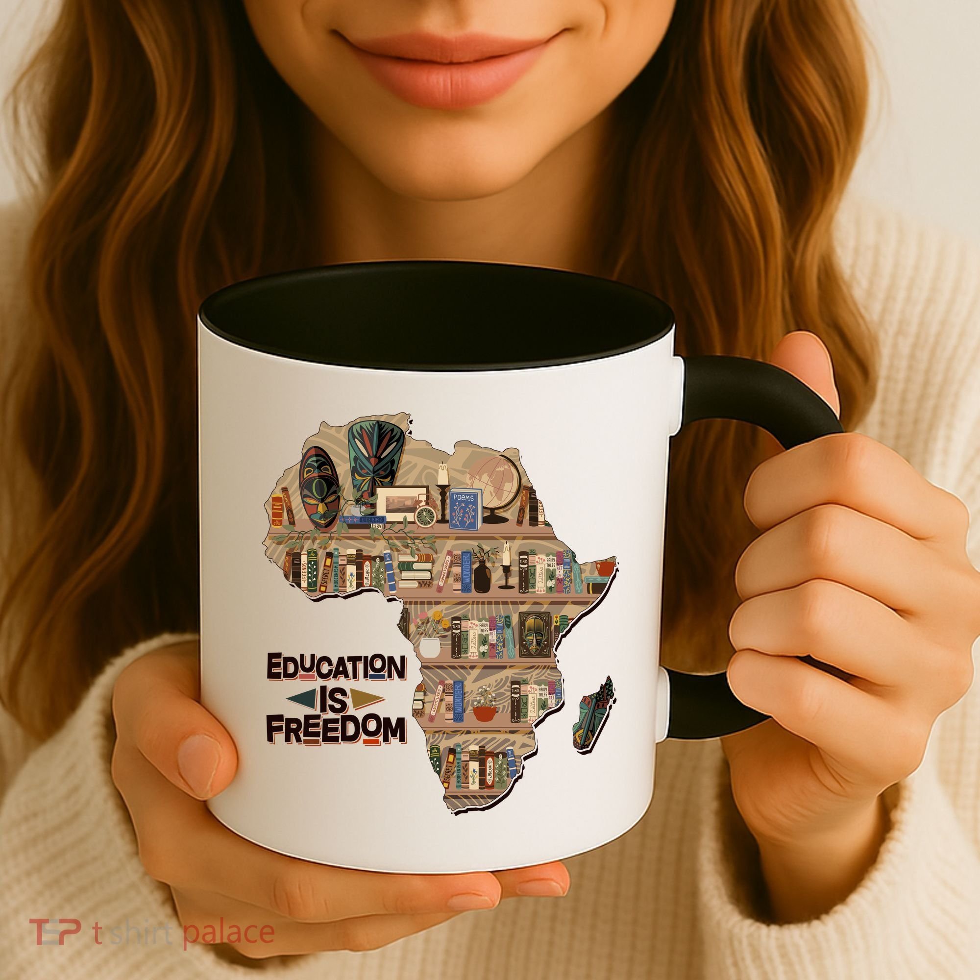 African American Black History Education Is Freedom Coffee Mug