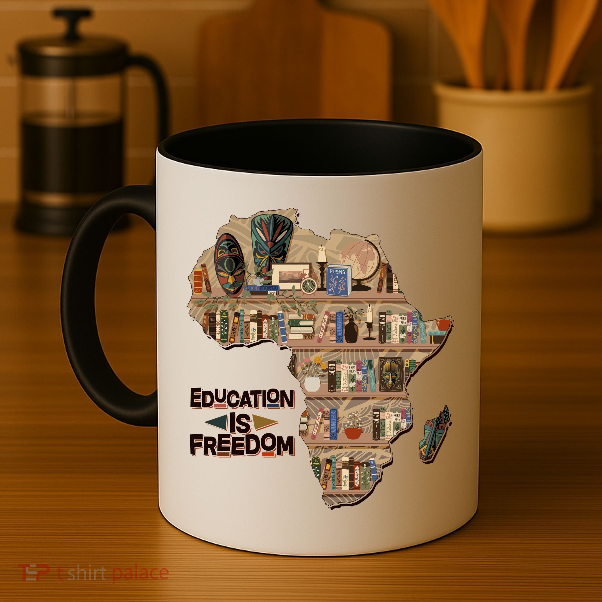 African American Black History Education Is Freedom Coffee Mug