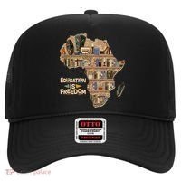 African American Black History Education Is Freedom Hat thumb 0