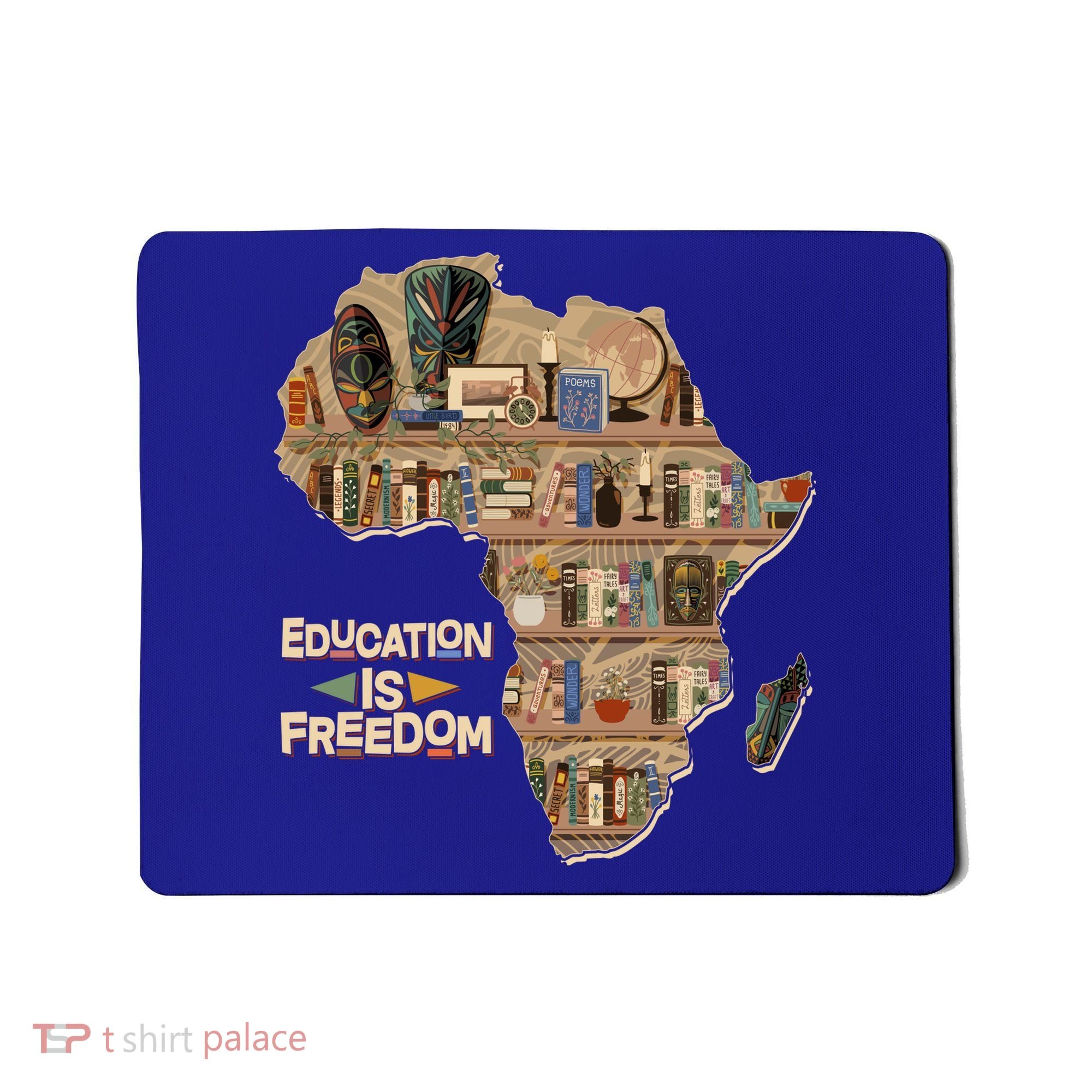 African American Black History Education Is Freedom Mousepad