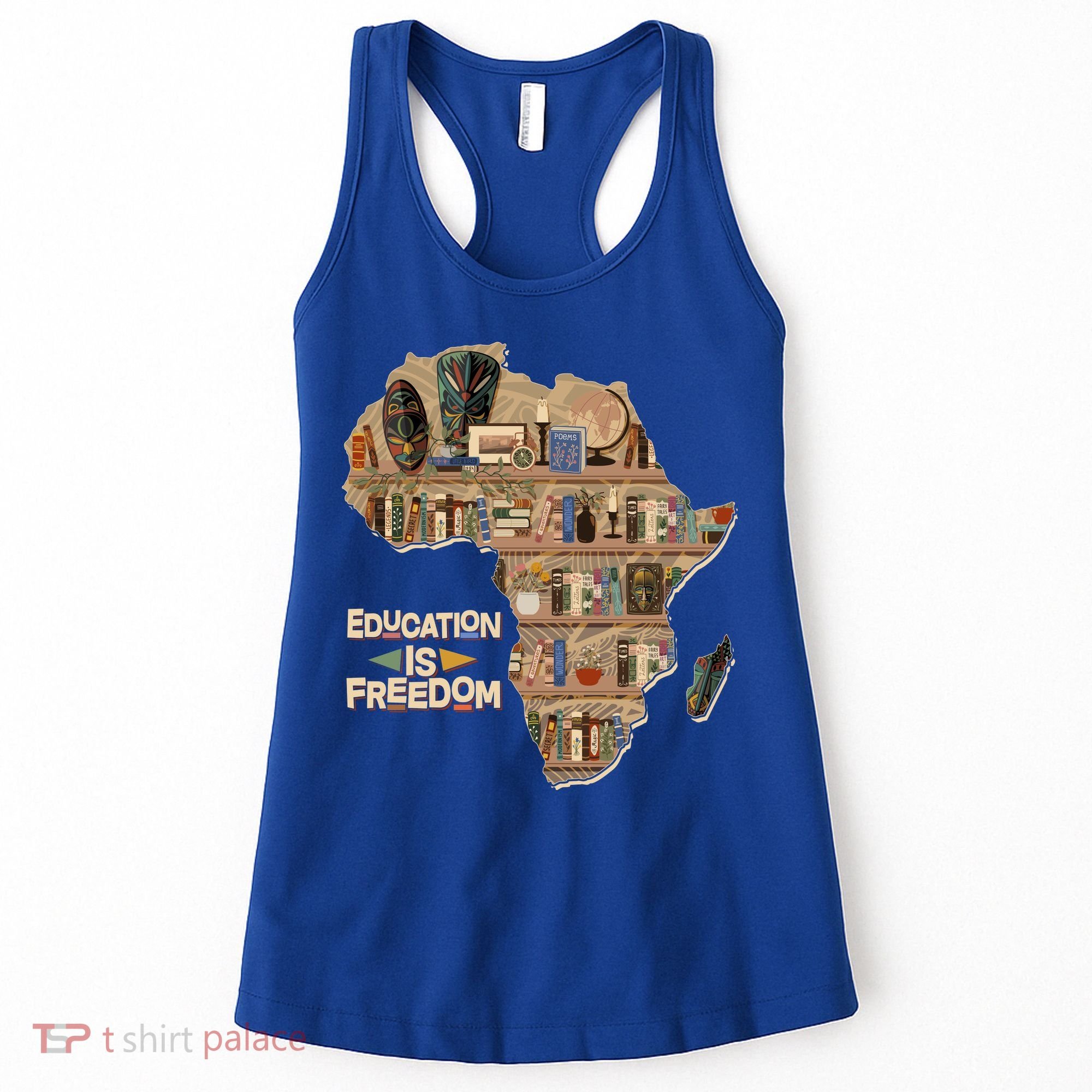 African American Black History Education Is Freedom Women's Tank Top