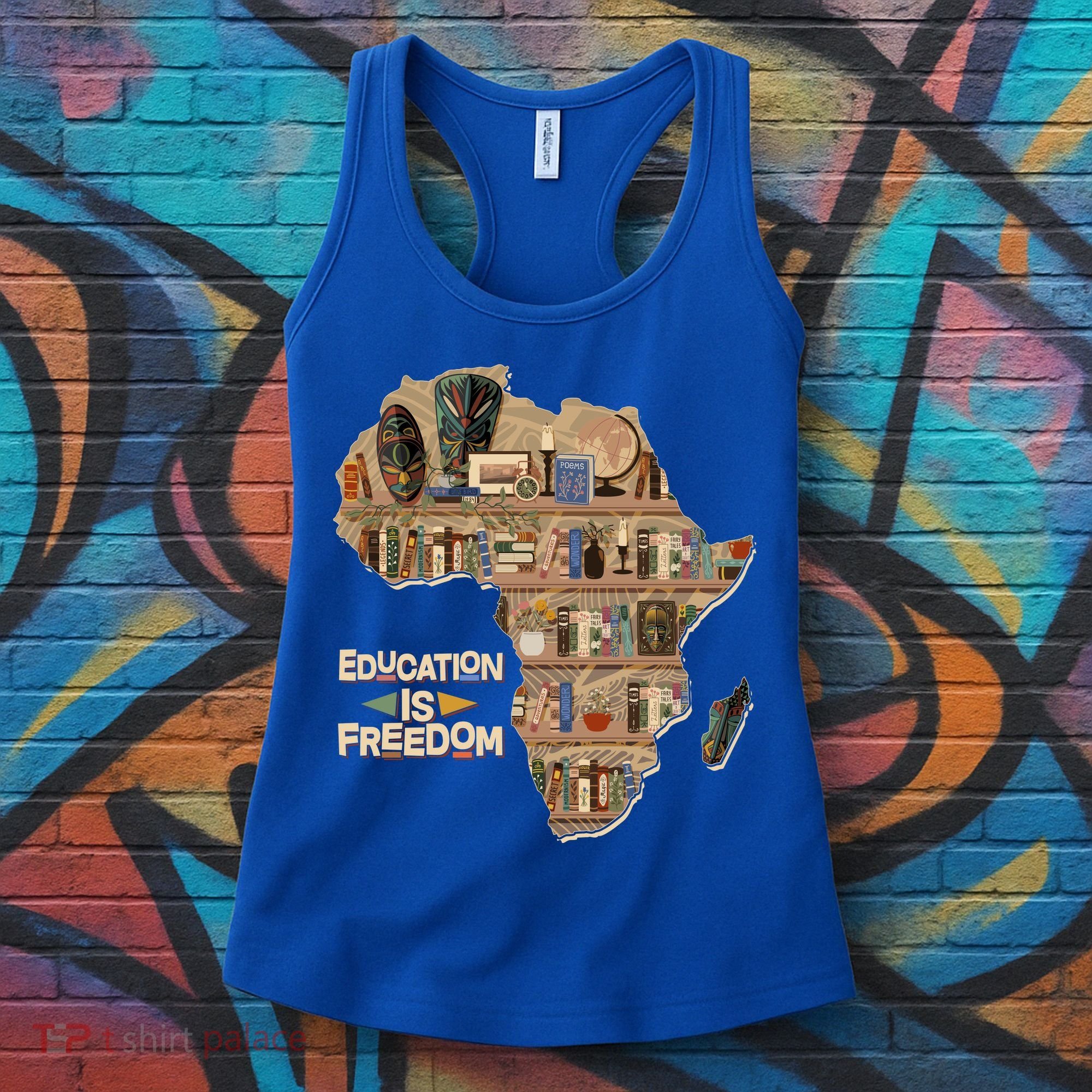 African American Black History Education Is Freedom Women's Tank Top