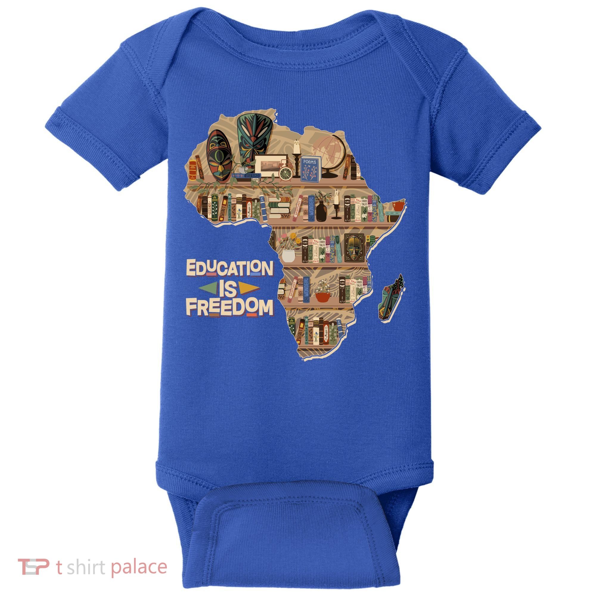 African American Black History Education Is Freedom Baby Bodysuit