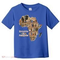 African American Black History Education Is Freedom Toddler T-Shirt thumb 0